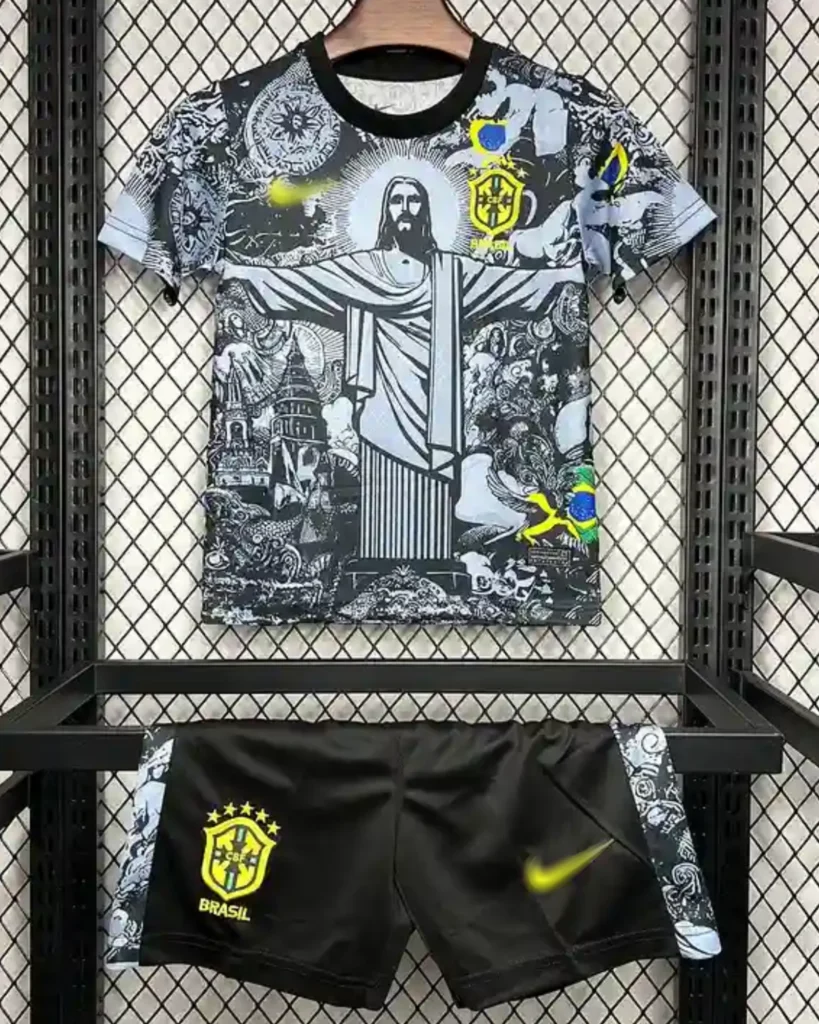 Camiseta Brasil Cristo Redentor Niños - Modagol