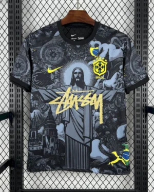 Camiseta Brasil Cristo Redentor x Stussy
